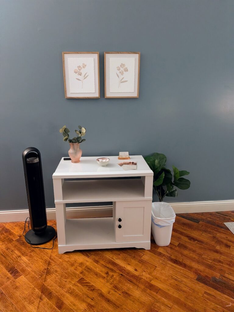 Decorations in the therapy office