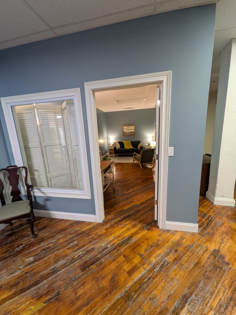 Entrance to the therapy office