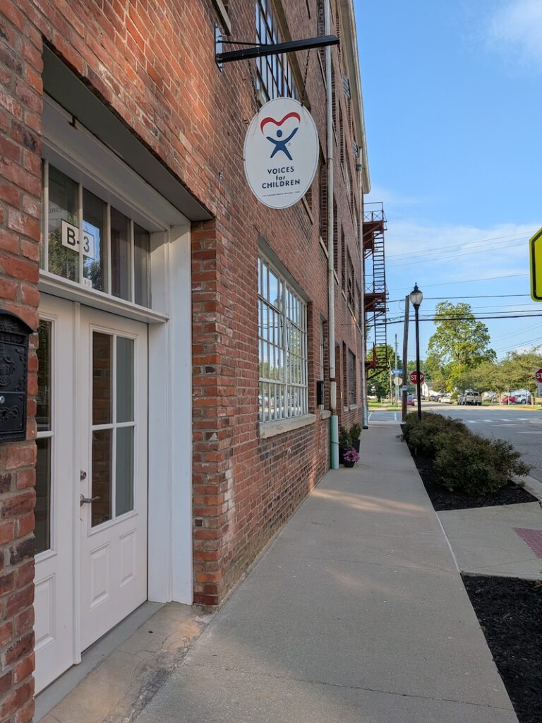 Therapy office is located near the Voices for Children office